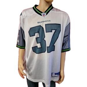 Reebok super Bowl Alexander #37 Seattle Seahawks NFL Football XL Jersey L #WM1